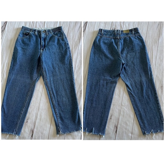 Lee Denim - Vintage Lee Jeans Womens 8 Petite Blue High Rise Y2K Made In USA Straight Denim